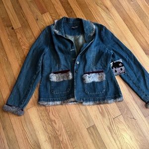 Rubber doll denim jacket